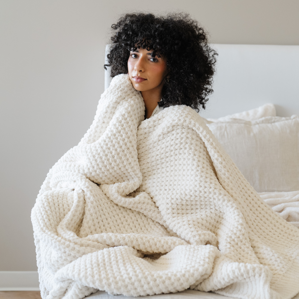 Waffle Knit Throw Blankets by Saranoni, product image 25