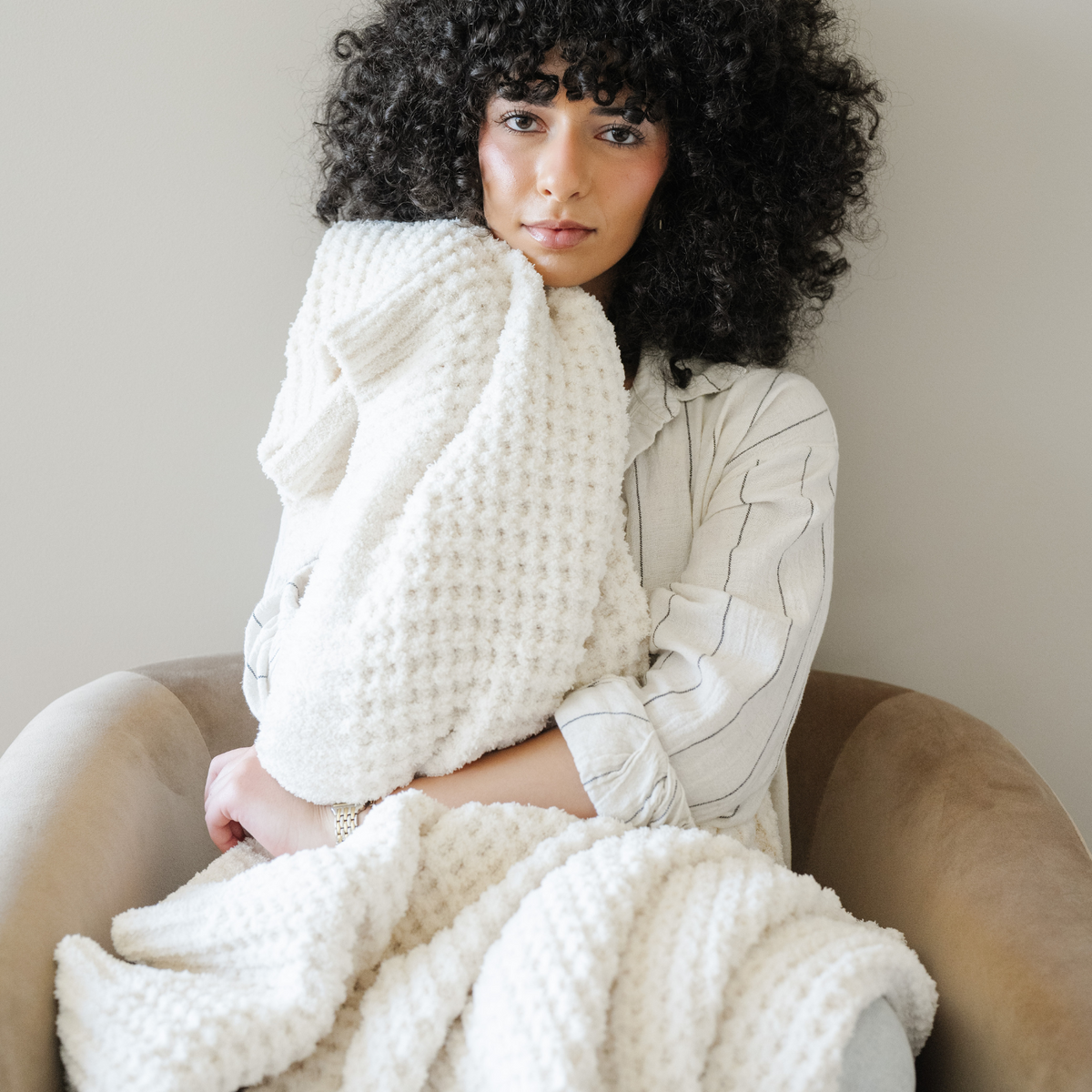 Waffle Knit XL Throw Blankets by Saranoni, product image 25