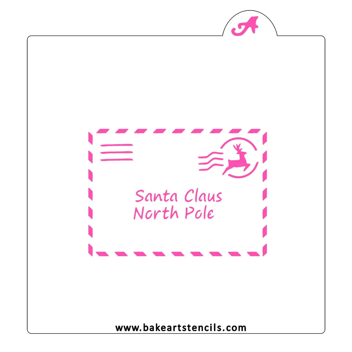 Letter to Santa Cookie Stencil