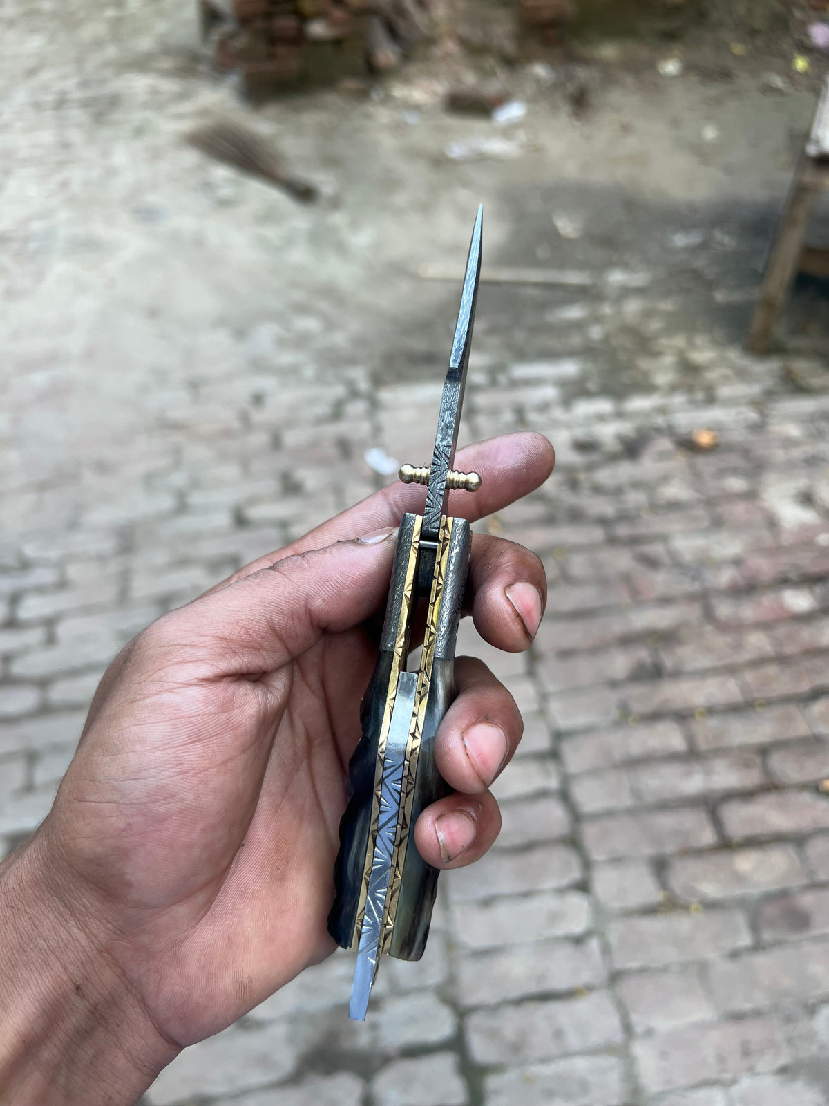 Grithorn Damascus Folder 7