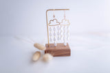 Clay Earrings | Rain Cloud Dangles | Luxe Collection