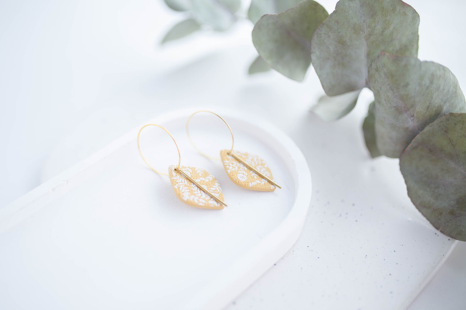 Clay Earrings | In Bloom Hoops | In Bloom Collection
