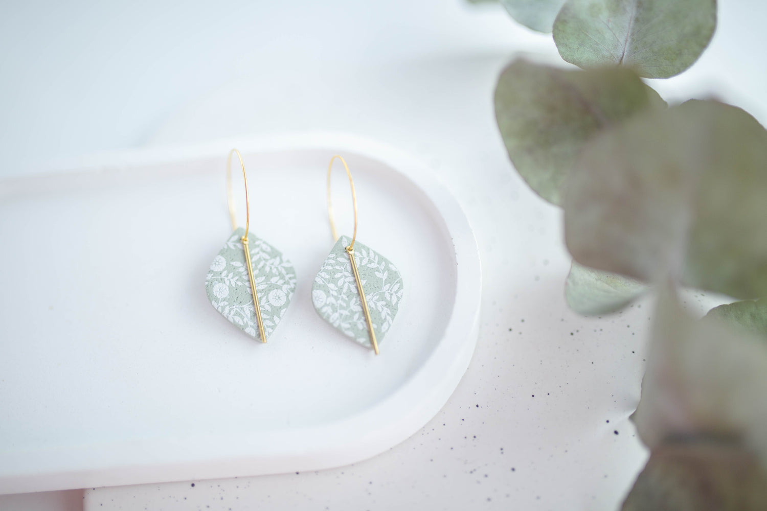 Clay Earrings | In Bloom Hoops | In Bloom Collection