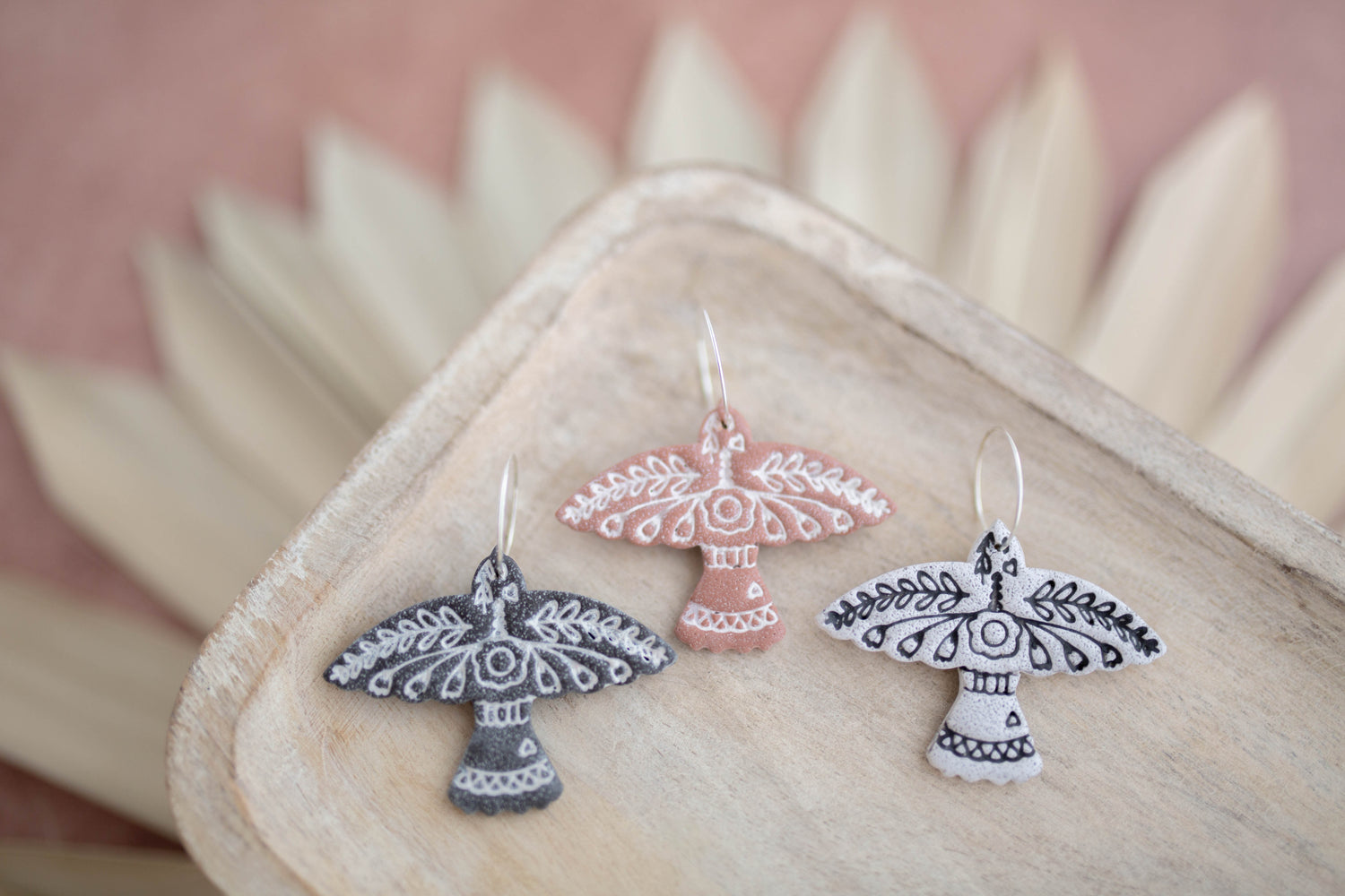 Clay Earrings | Wren Hoops | Desert Collection