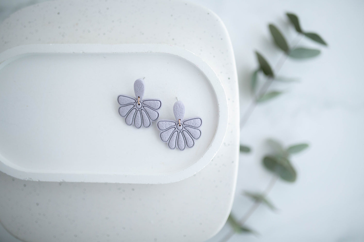 Clay Earrings | Boho Floral Dangles | Spring Fling Collection