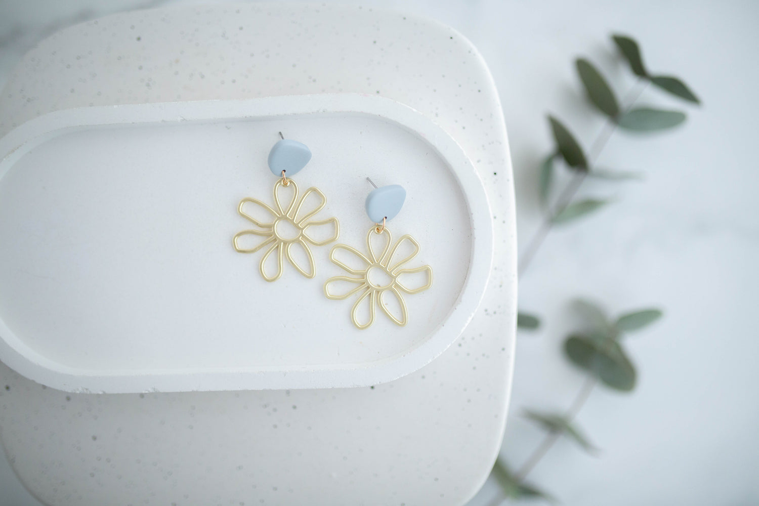 Clay Earrings | Groovy Spring Daisies| Spring Fling Collection