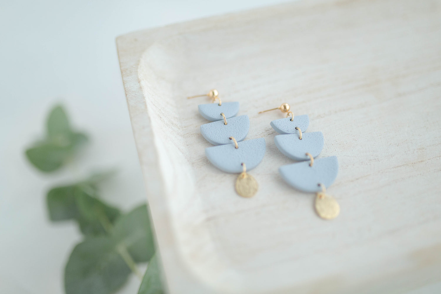 Clay earring | Tiered Dangles | Garden Collection