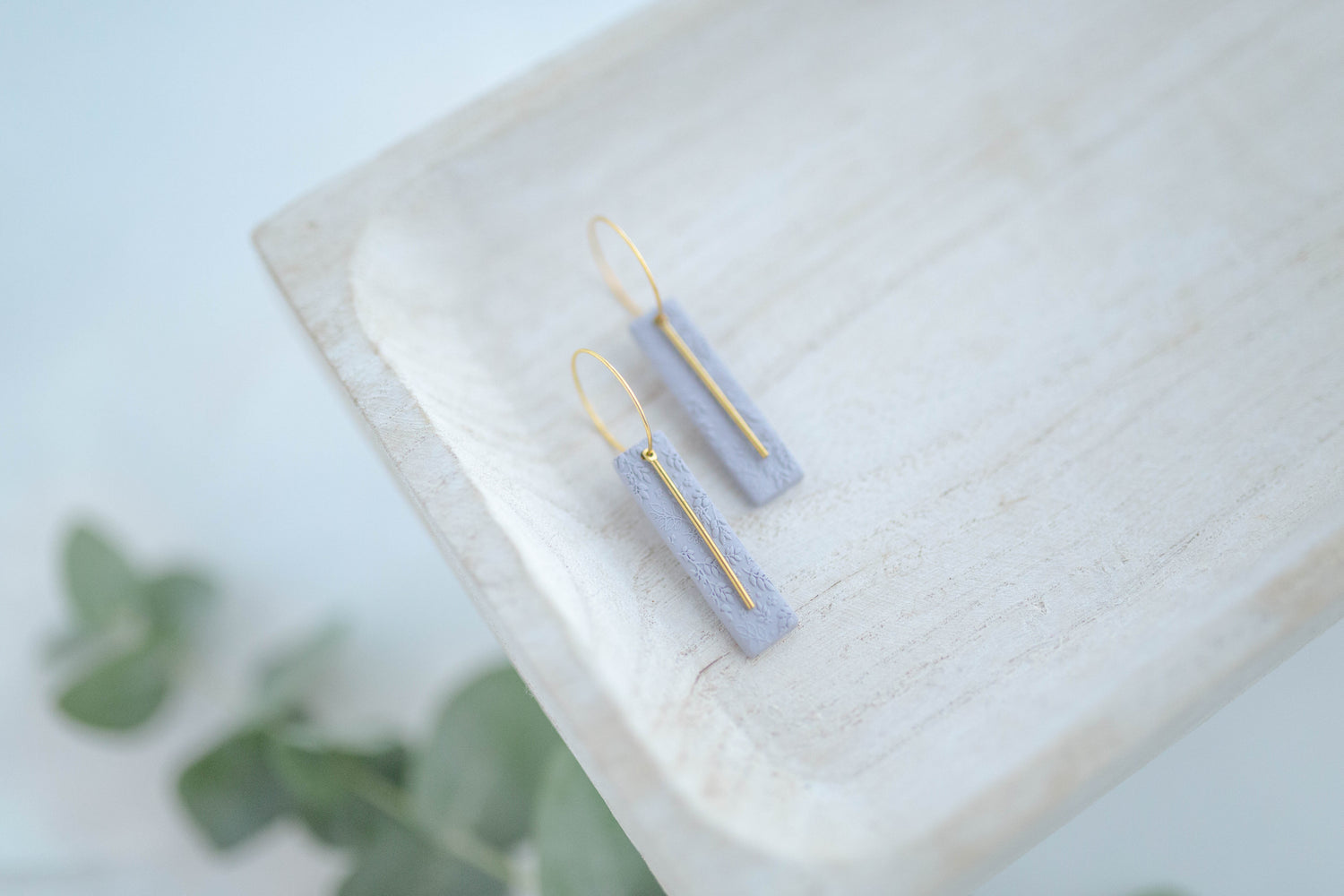 Clay earring | Flower Garden Hoops | Garden Collection