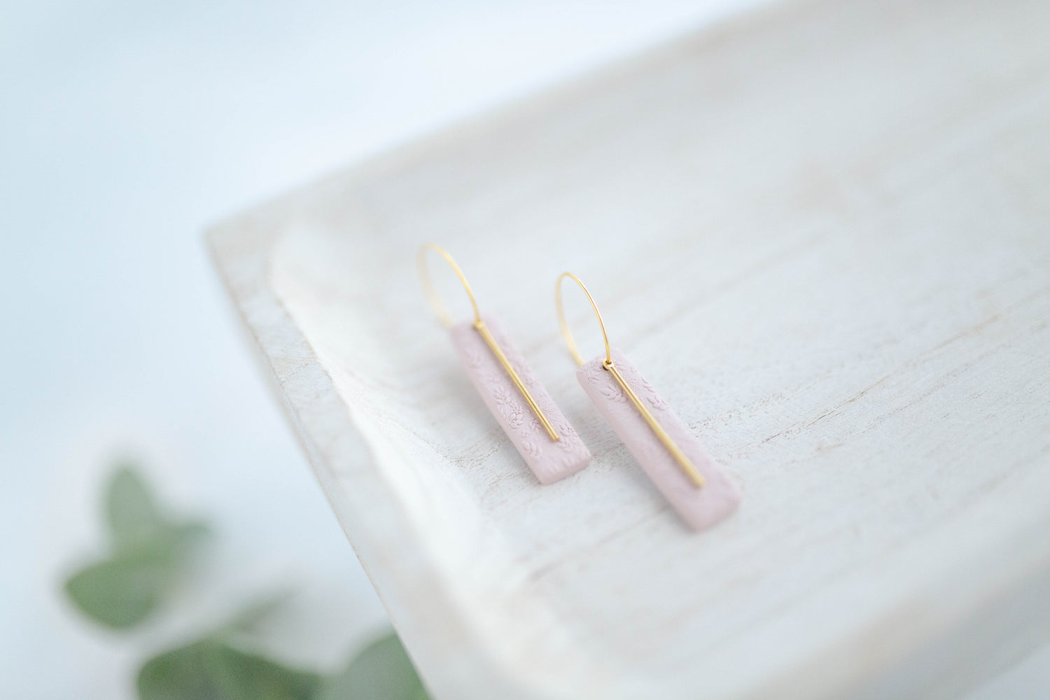 Clay earring | Flower Garden Hoops | Garden Collection