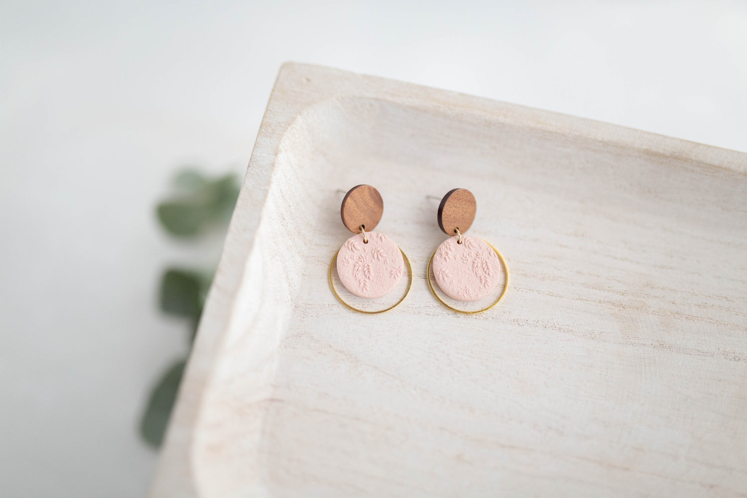 Clay earring | Flower Garden Drops | Garden Collection