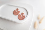 Clay Earrings | Fan Dangles | Autumn Vibes Collection