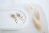 Clay Earrings | Dainty Bow Dangles | Wild Love Collection