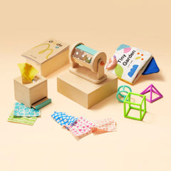 Brain & Hands Playset — Montessori Box (4–6 Months) + Activity Cube by Tiny Land INC, product image 5