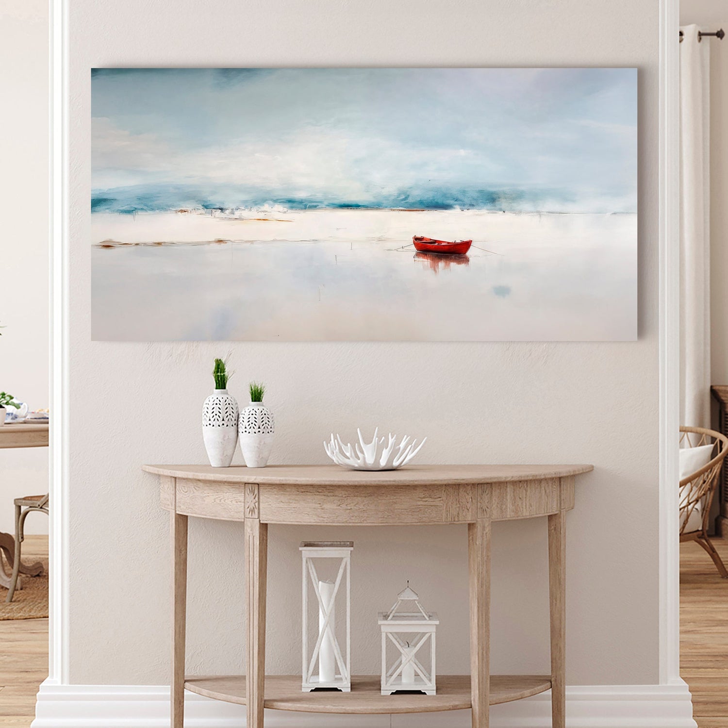 Misty Morning Abstract Wall Art