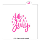4th of July Stencil