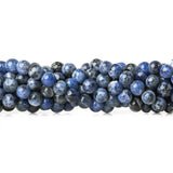 5-6mm Sodalite Plain Round Beads, 14 inch