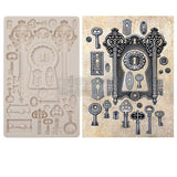 Finnabair Moulds - Locks and Keys - 5" x 8" x 8mm Copyright #VA0002330247