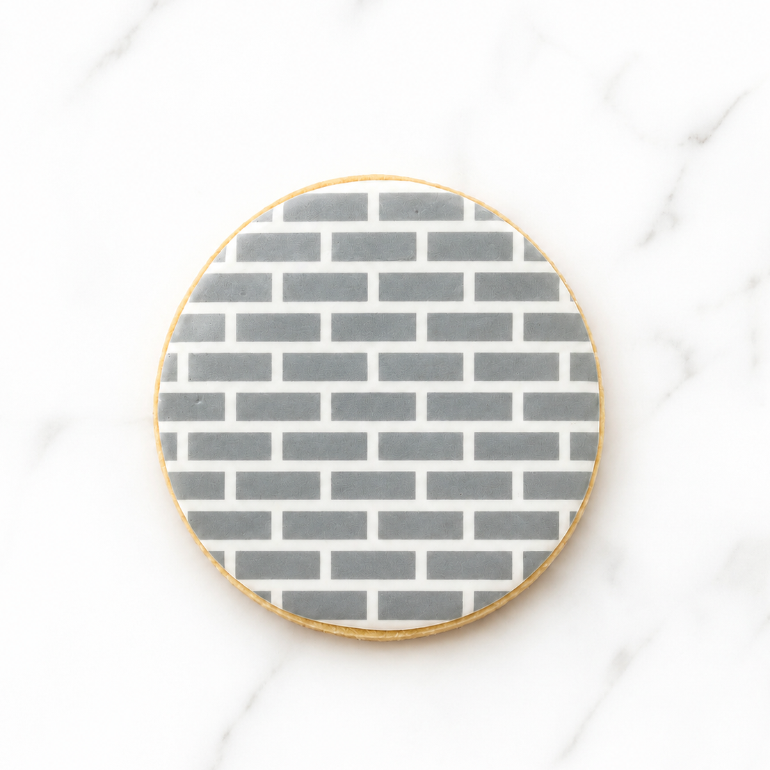 Small Brick Pattern Cookie Stencil