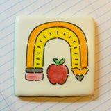 Pencil Rainbow PYO Cookie Stencil