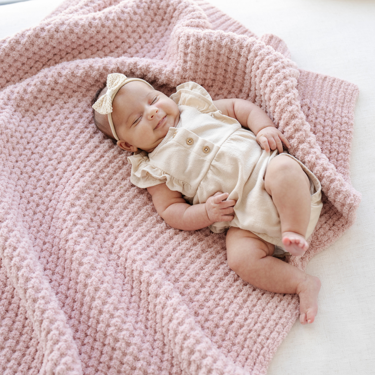 Waffle Knit Receiving Blankets by Saranoni, product image 4