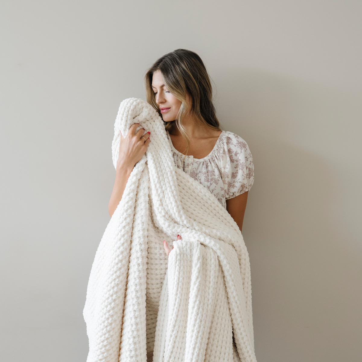 Waffle Knit XL Throw Blankets by Saranoni, product image 27