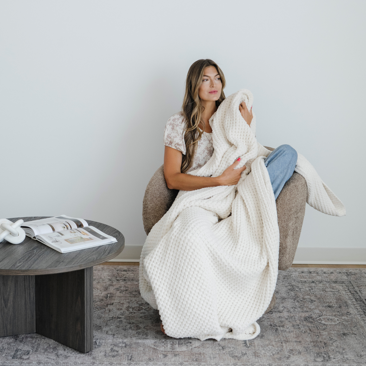 Waffle Knit Throw Blankets by Saranoni, product image 28