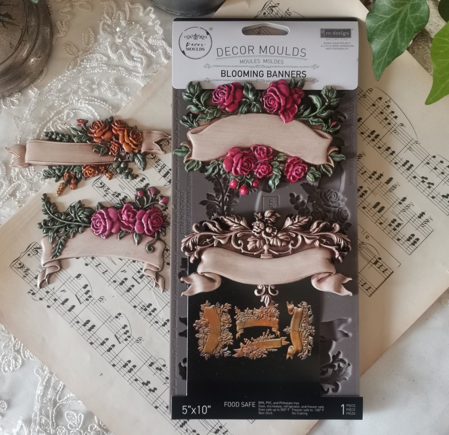 Decor Moulds® - Blooming Banners - 1 pc, 5