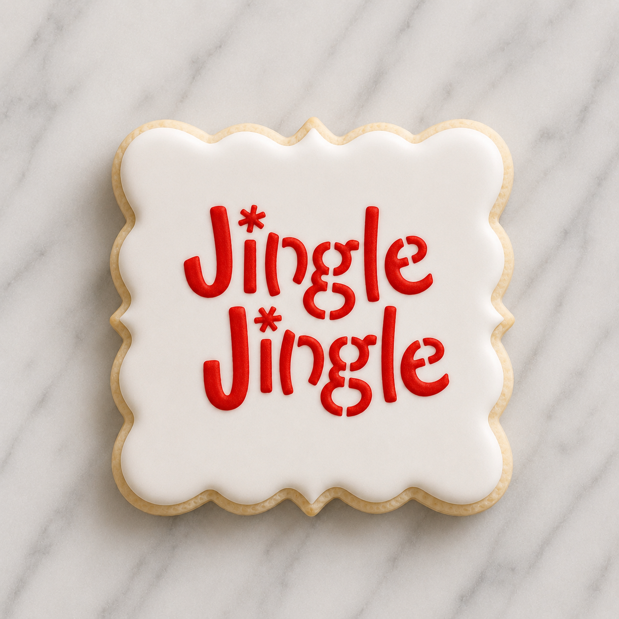 Jingle Jingle Cookie Stencil