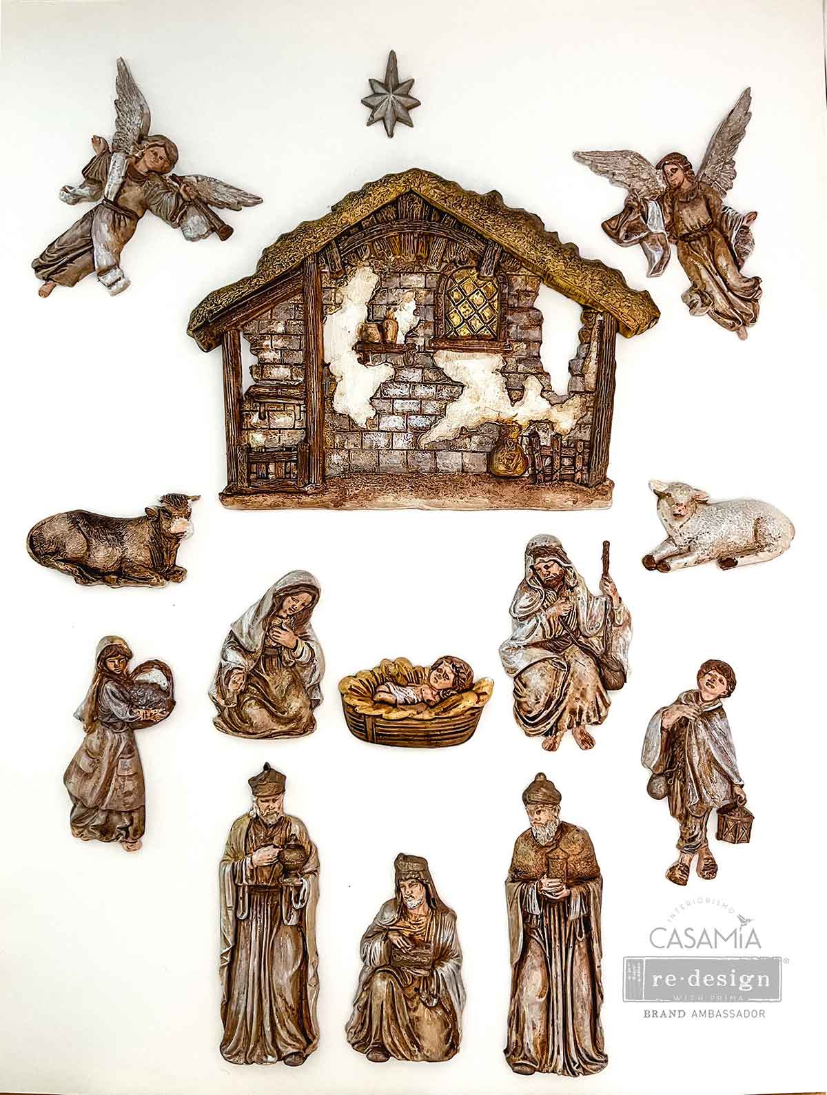 Decor Moulds® - Holy Night Nativity - 1 pc, 5