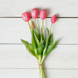 Real Touch Tulip Bundle Bouquet | 5 Colors by Rust & Cinder, product image 9