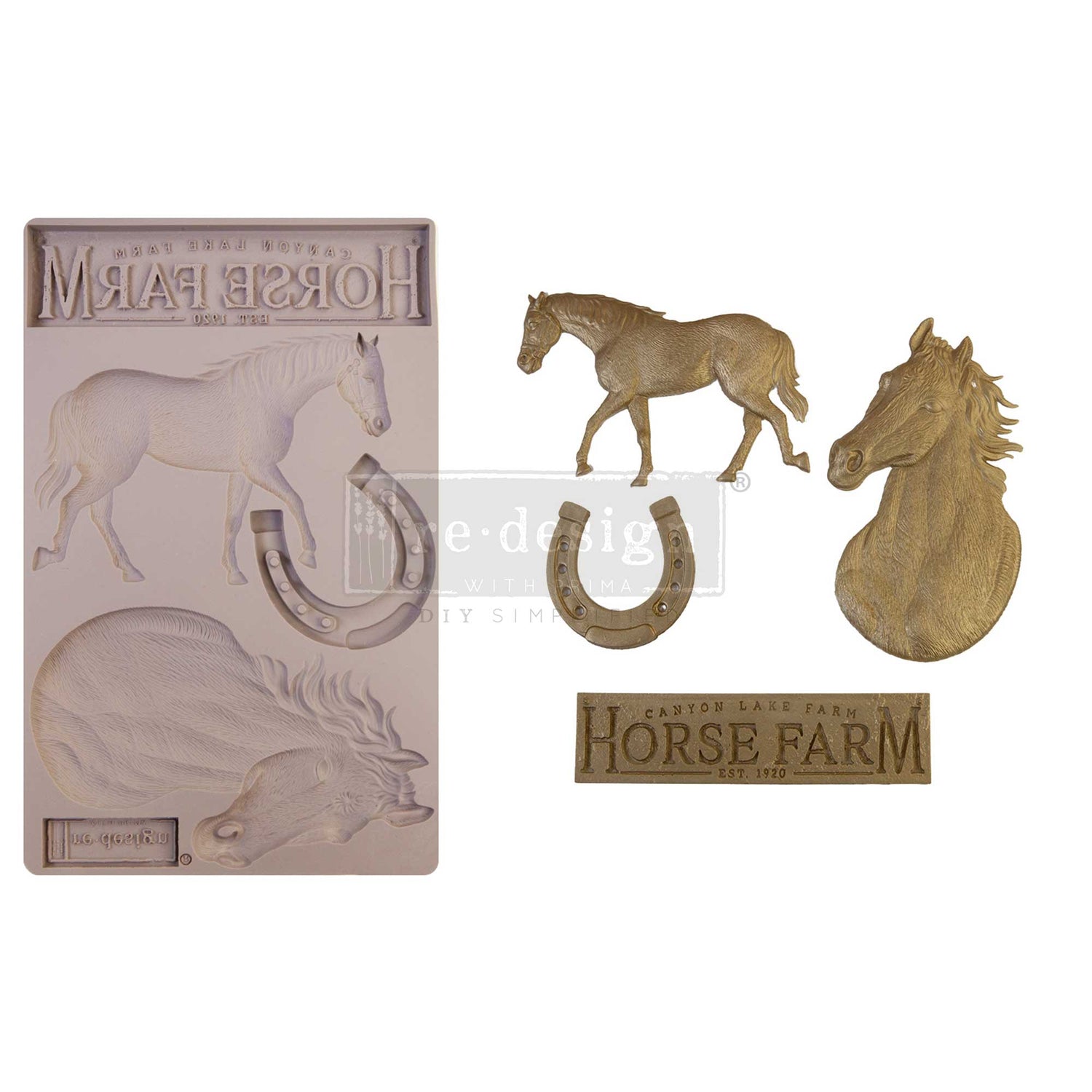Redesign Decor Moulds® - Majesty Beauty - 1 pc, 5