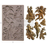 Decor Moulds® - Angelic Floral Noel - 1 pc, 5"x8"x8mm