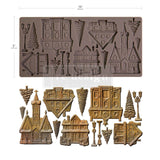 Decor Moulds® - Christmas Village - 1 pc, 5"x10"x8mm