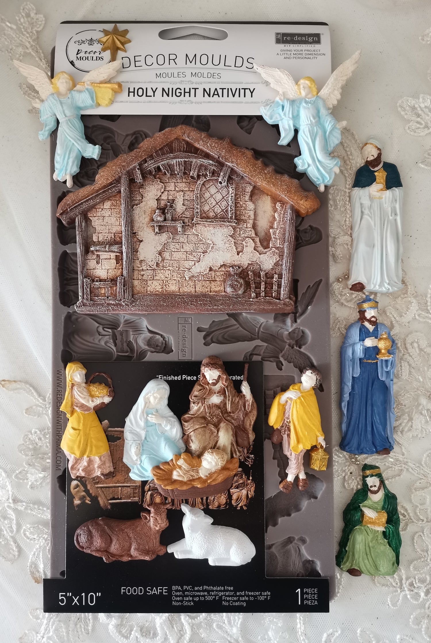 Decor Moulds® - Holy Night Nativity - 1 pc, 5