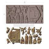 Decor Moulds® - Holy Night Nativity - 1 pc, 5"x10"x8mm