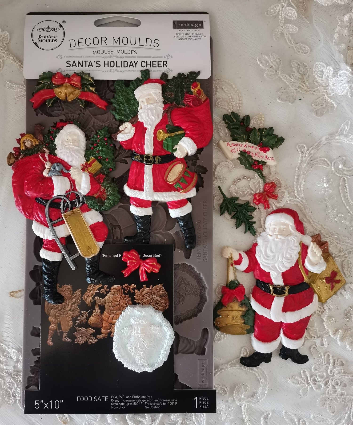 Decor Moulds® - Santa's Holiday Cheer - 1 pc, 5