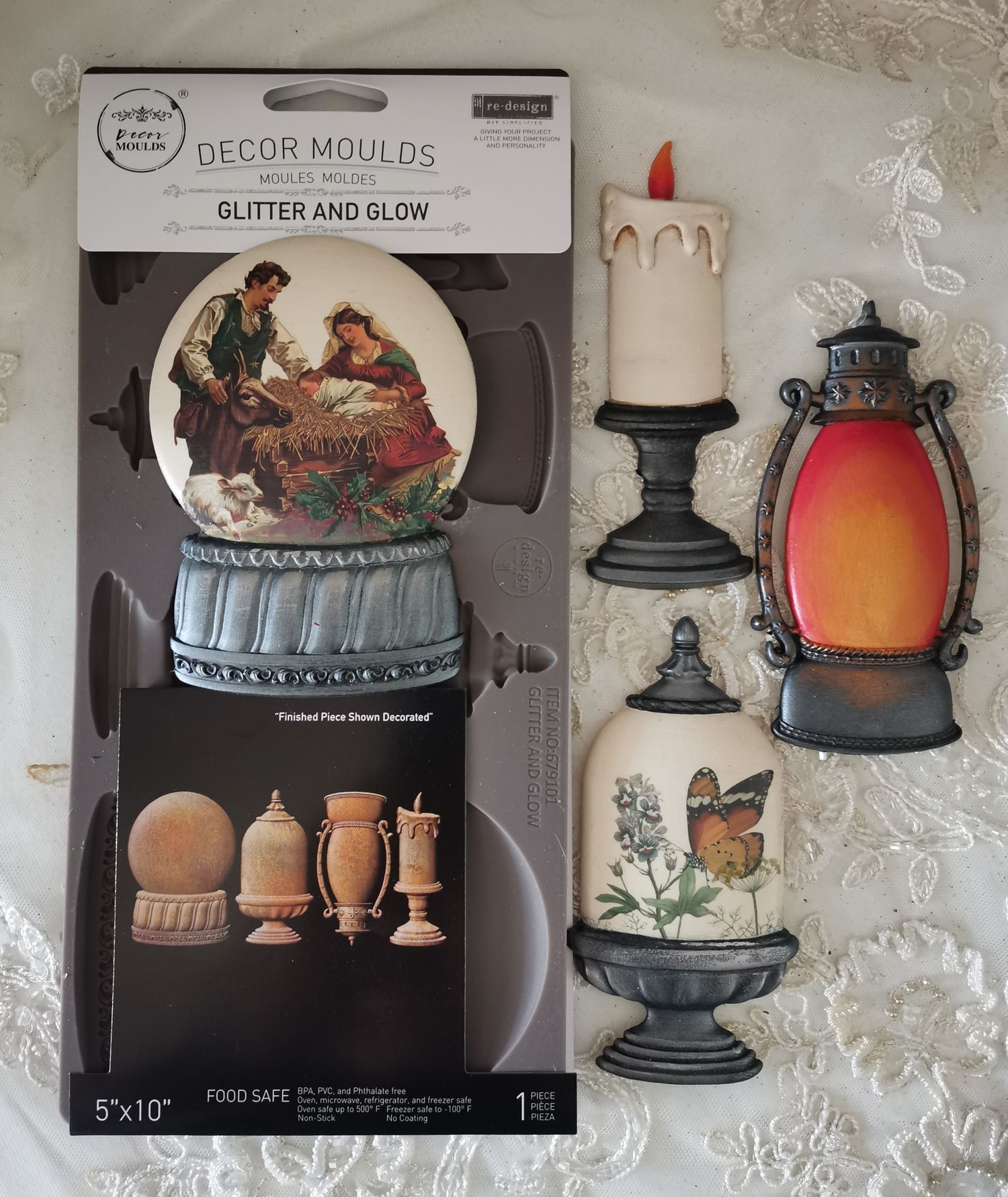 Decor Moulds® - Glitter And Glow - 1 pc, 5