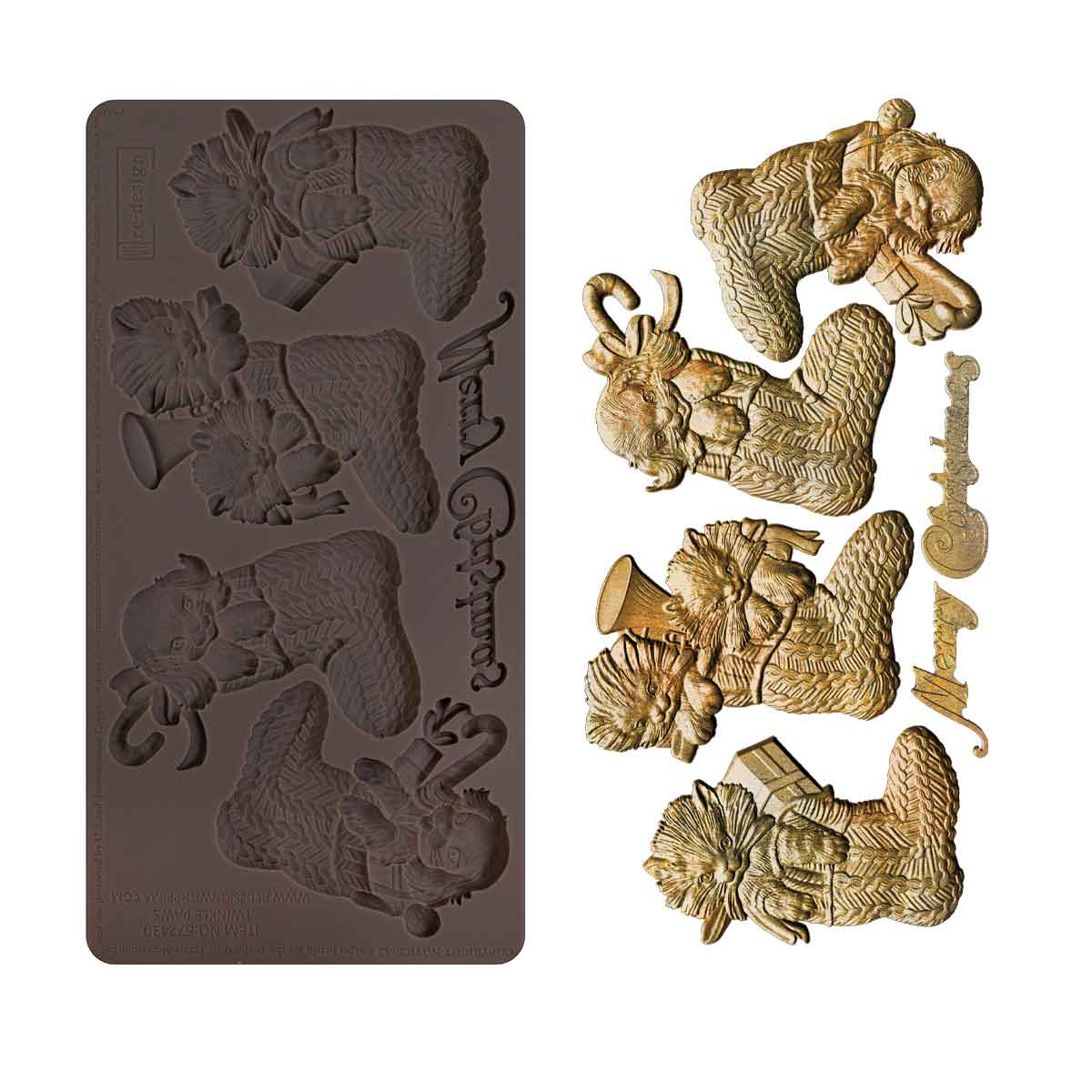 Decor Moulds® - Twinkle Paws - 1 pc, 5