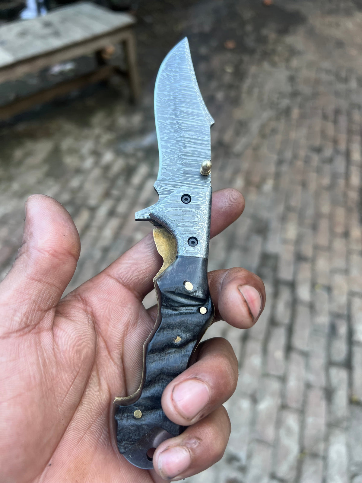 Grithorn Damascus Folder 7