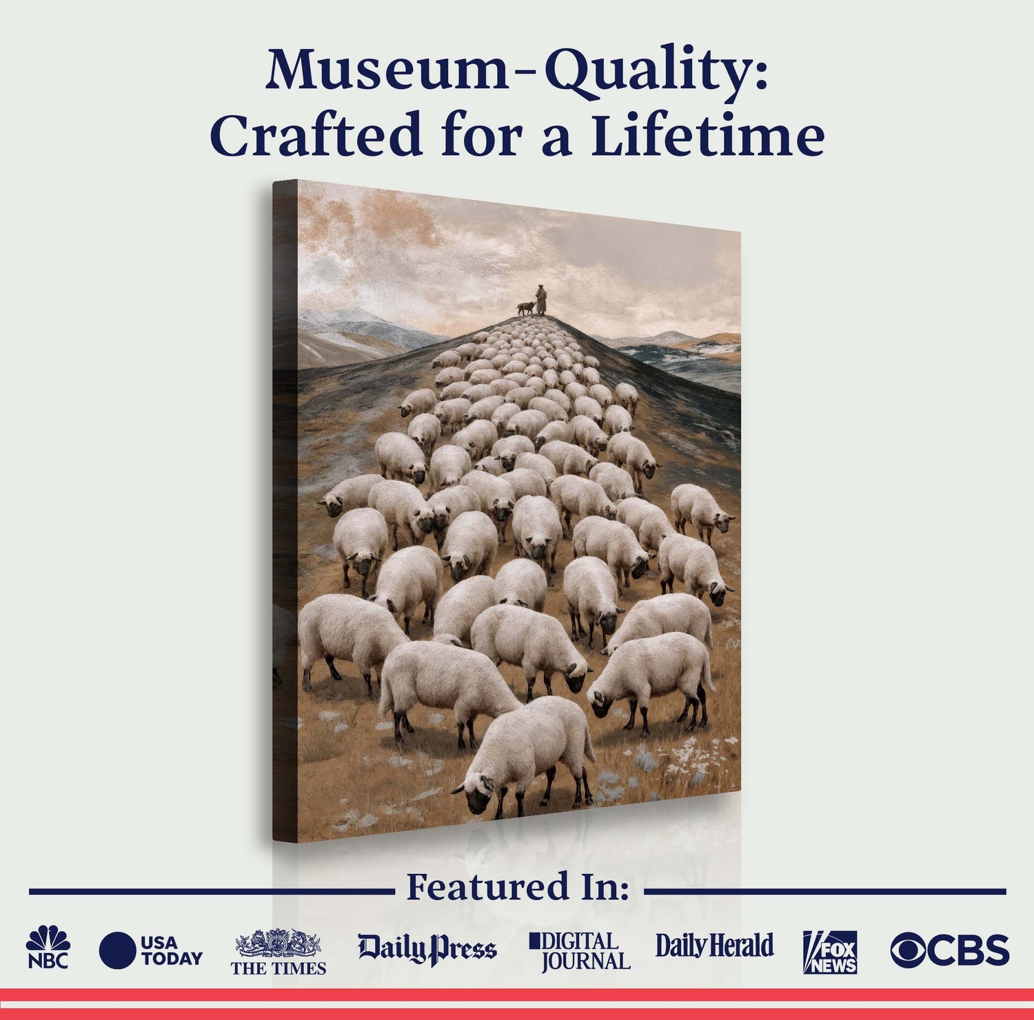 Parable Of The Lost Sheep Faith Wall Art II