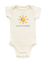 You Are My Sunshine Organic Cotton Baby Bodysuit by Tenth & Pine