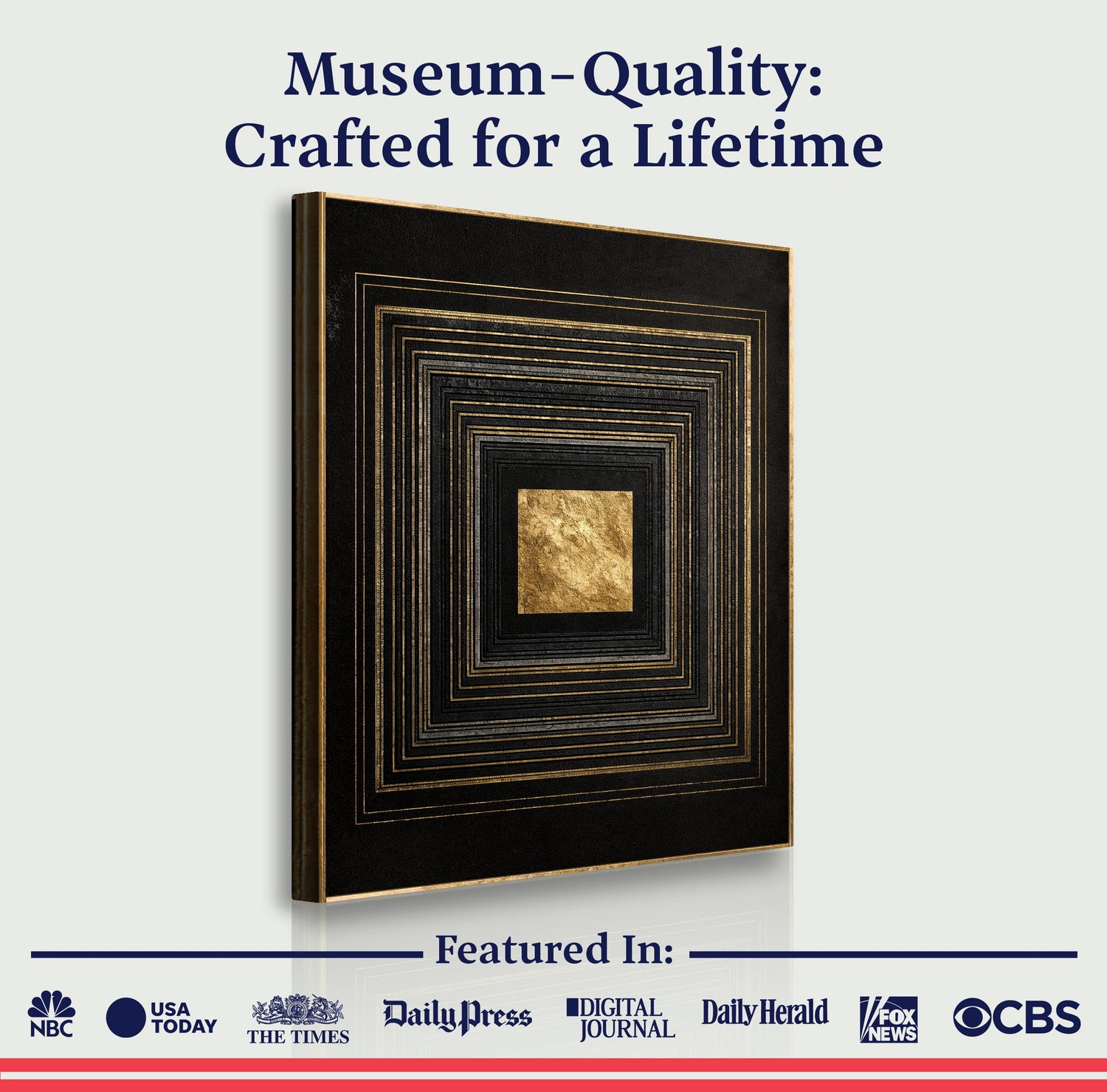 Black And Gold Core Wall Art