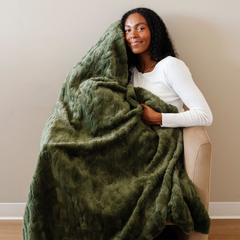 Patterned Faux Fur Throw Blankets by Saranoni, product image 85