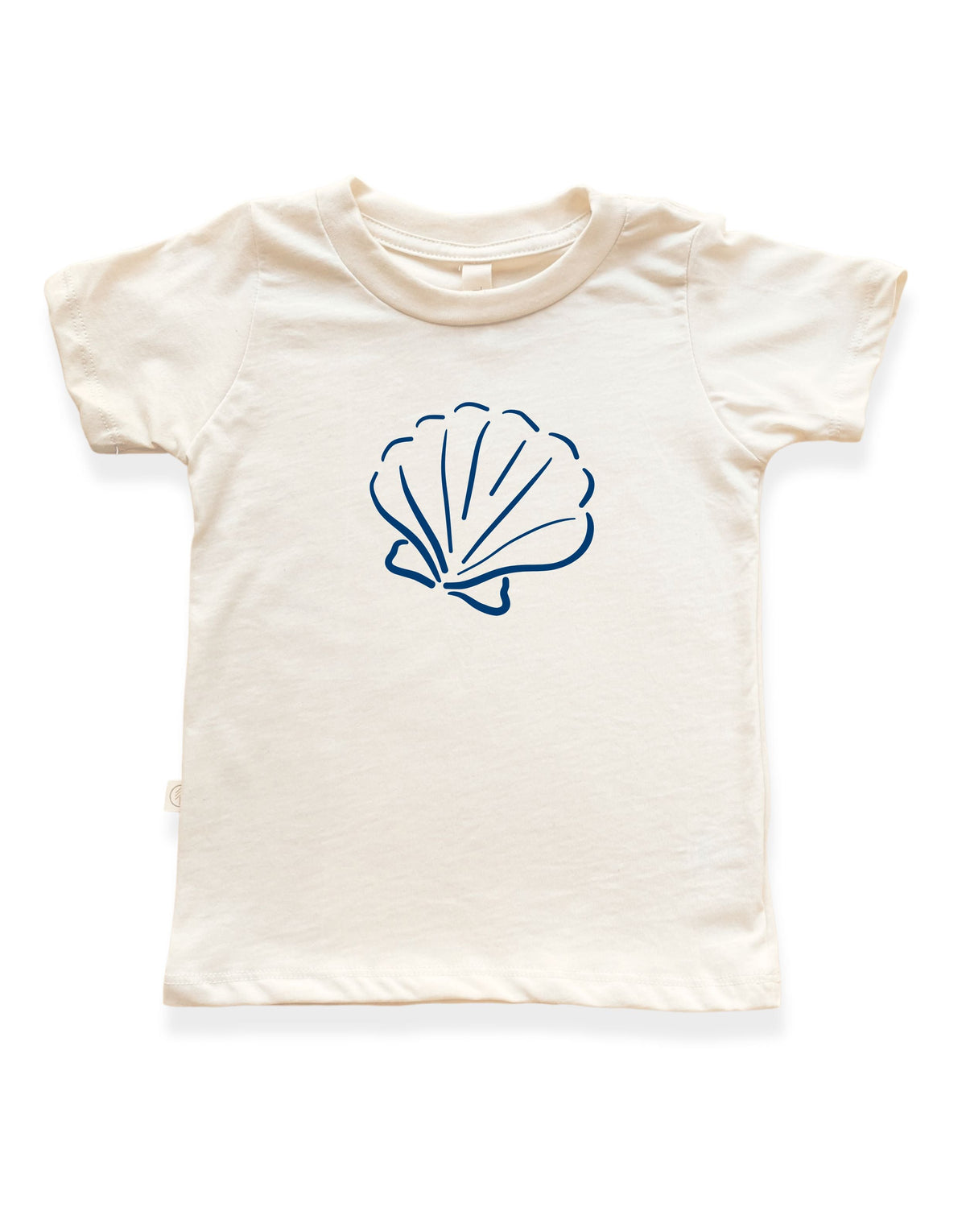 Seashell Organic Kids T-shirt by Tenth & Pine