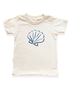 Seashell Organic Kids T-shirt by Tenth & Pine
