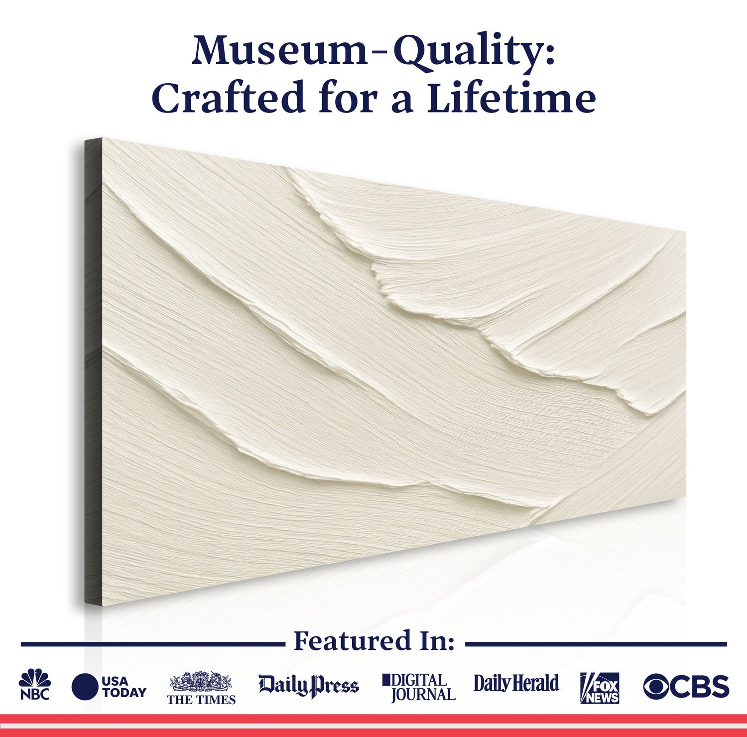Abstract Minimalist Wave Wall Art II
