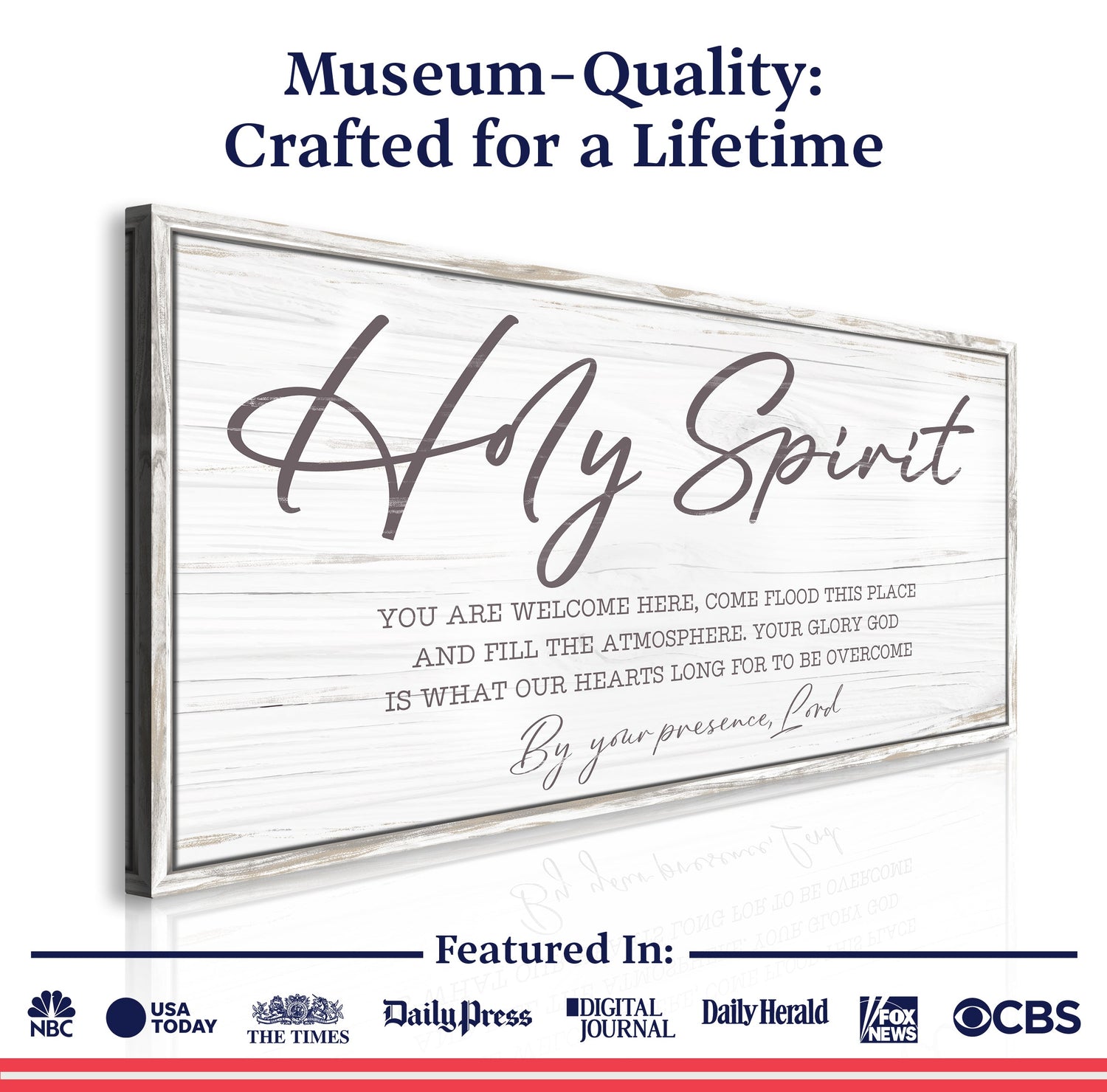 Holy Spirit You are Welcome Here Faith Sign III