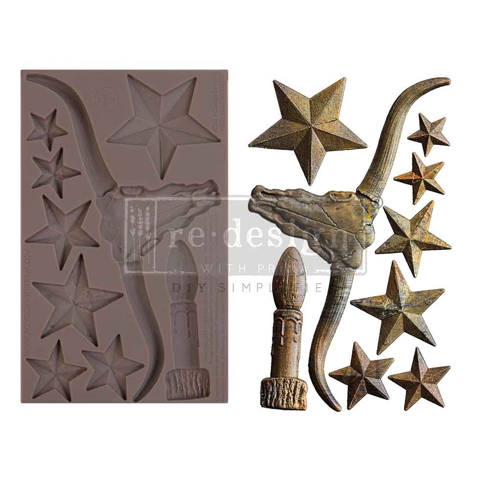 Decor Moulds® - Wild West Whispers - 1 pc, 5