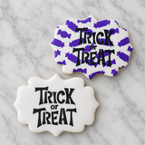 Tricky Trick or Treat Cookie Stencil