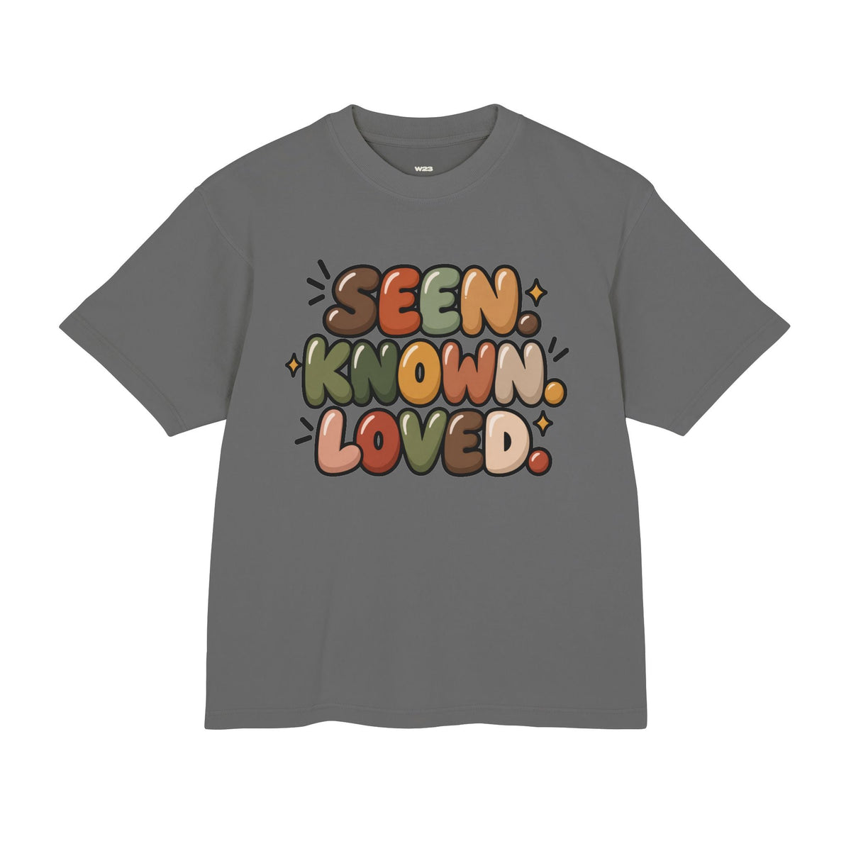 SEEN. KNOWN. LOVED. Heavyweight Graphic Tee